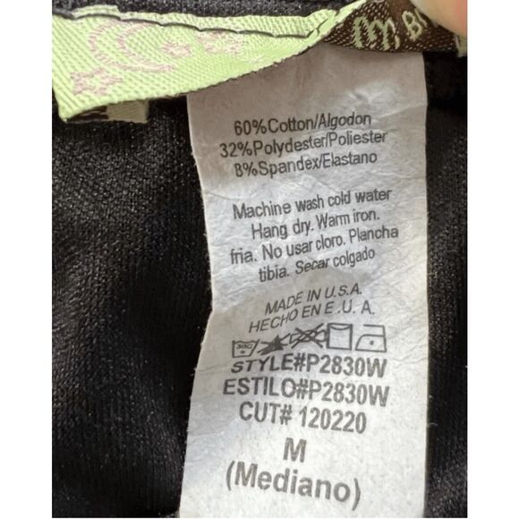 MY LIL BUMP Charcoal Denim Maternity Capri Jeans Size M Pedal Pusher Motherhood - Picture 7 of 11